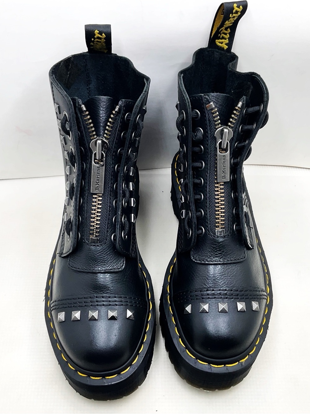 {Dr. Martens} Sinclair Studded Zip Combat Boots - Picture 8 of 16